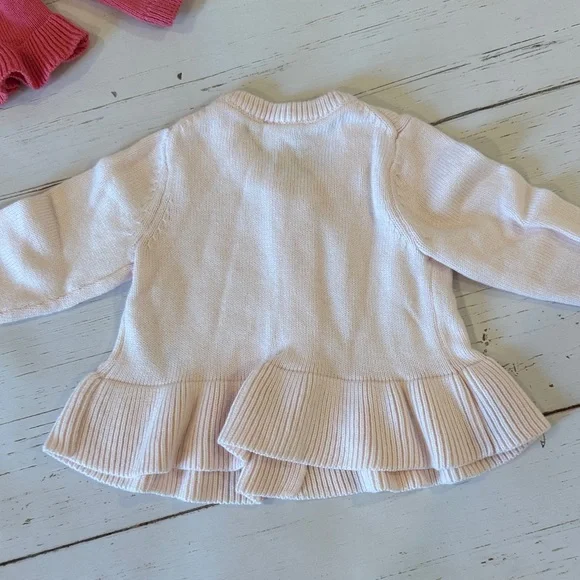Janie and Jack Girls' Pink Cardigan Set - Picture 5 of 6